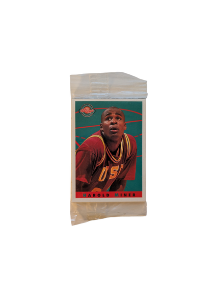 1993 Star Pics Kellogg's College Greats Poster Card Harold Miner Cover Pack