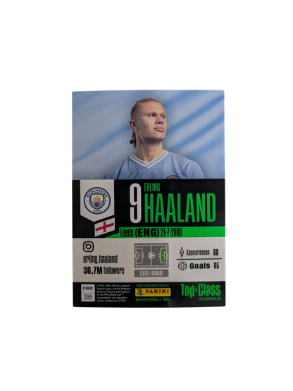 Panini Top Class Manchester City Haaland Rainbow Master #202 Card