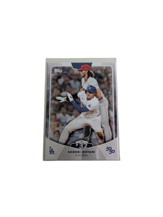 2024 Topps Los Angeles Dodgers Shohei Ohtani 50/50 SB #32 Card