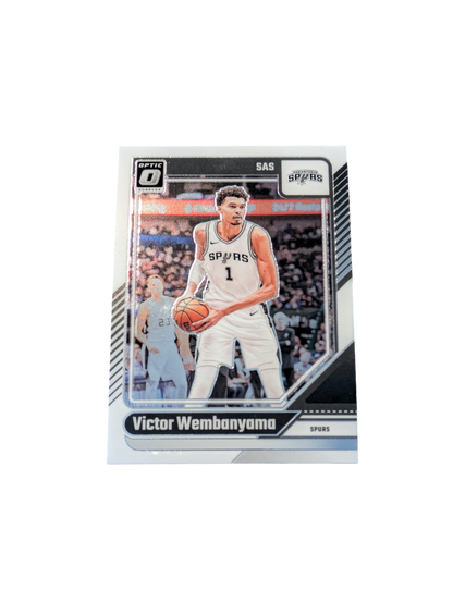 2024 Panini Donruss Optic 0 San Antonio Spurs Victor Wembanyama #45 card
