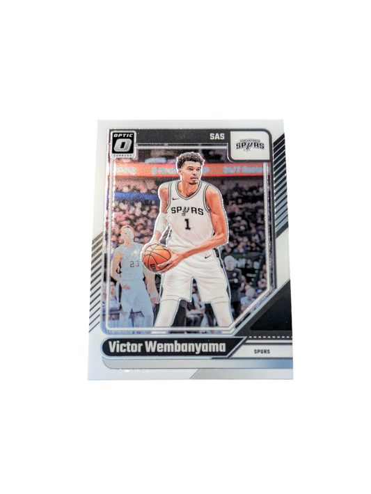 2024 Panini Donruss Optic 0 San Antonio Spurs Victor Wembanyama #45 card