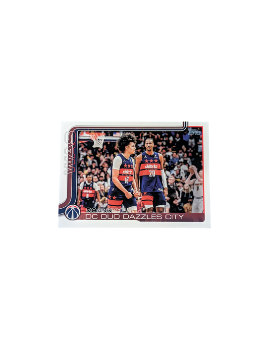 2025 Topps Flagship NBA Washington Wizards George & Sarr #285 card