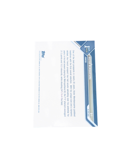 2024 Topps Now San Antonio Spurs Draft Pick 1 Victor Wembanyama Rookie card