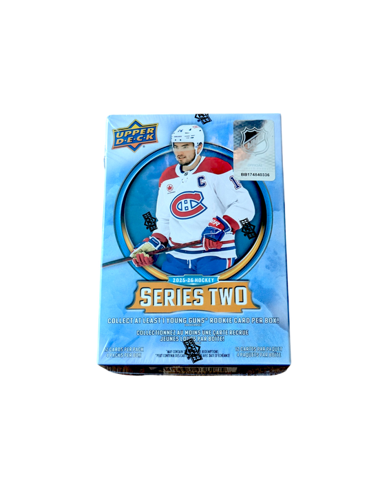 2025-26 Upper Deck NHL Series 2 Hockey Blaster Box