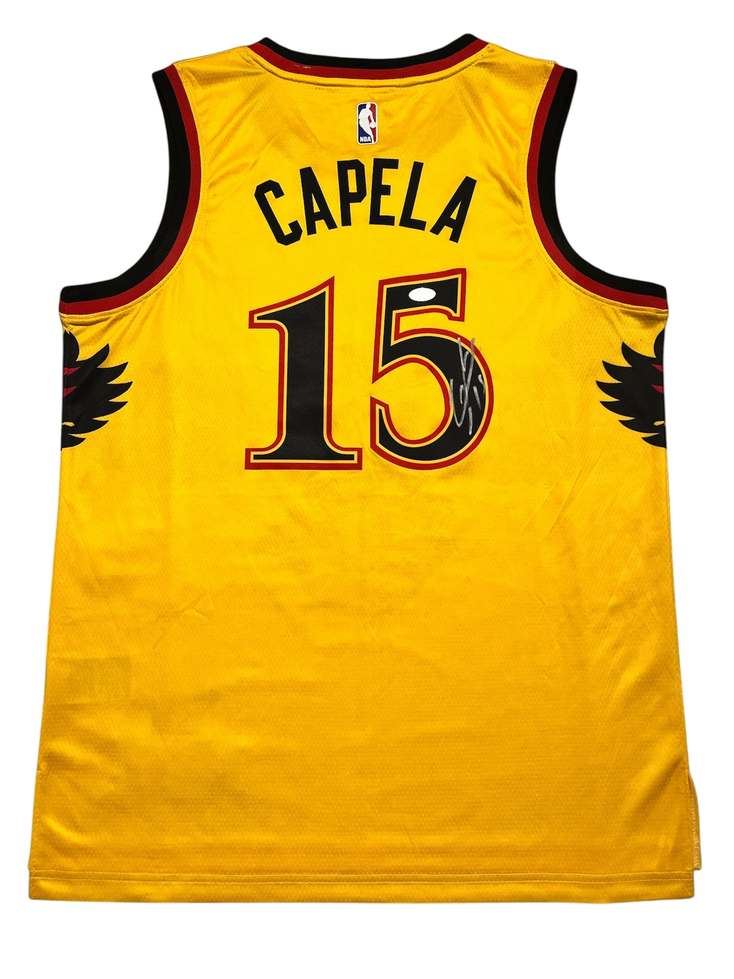 Thabo Sefolosha v Clint Capela NBA signed Jersey Bundle