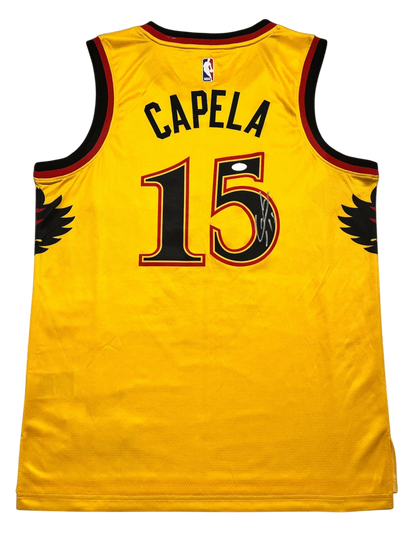 Thabo Sefolosha v Clint Capela NBA signed Jersey Bundle