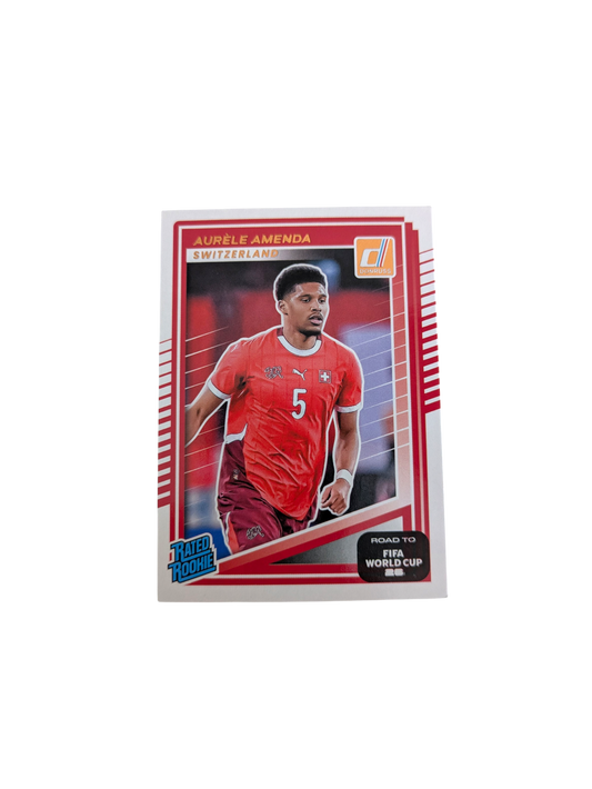 2025-26 Panini Donruss Road to World Cup Switzerland Aurele Amenda #248 Rookie card