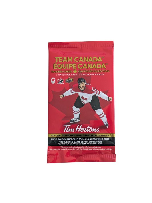 2025-2026 Upper Deck Tim Hortons Team Canada Pack
