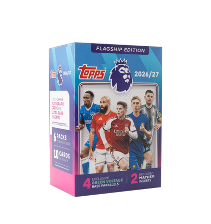 2026-27 Topps EPL Football Flagship Edition Value Box