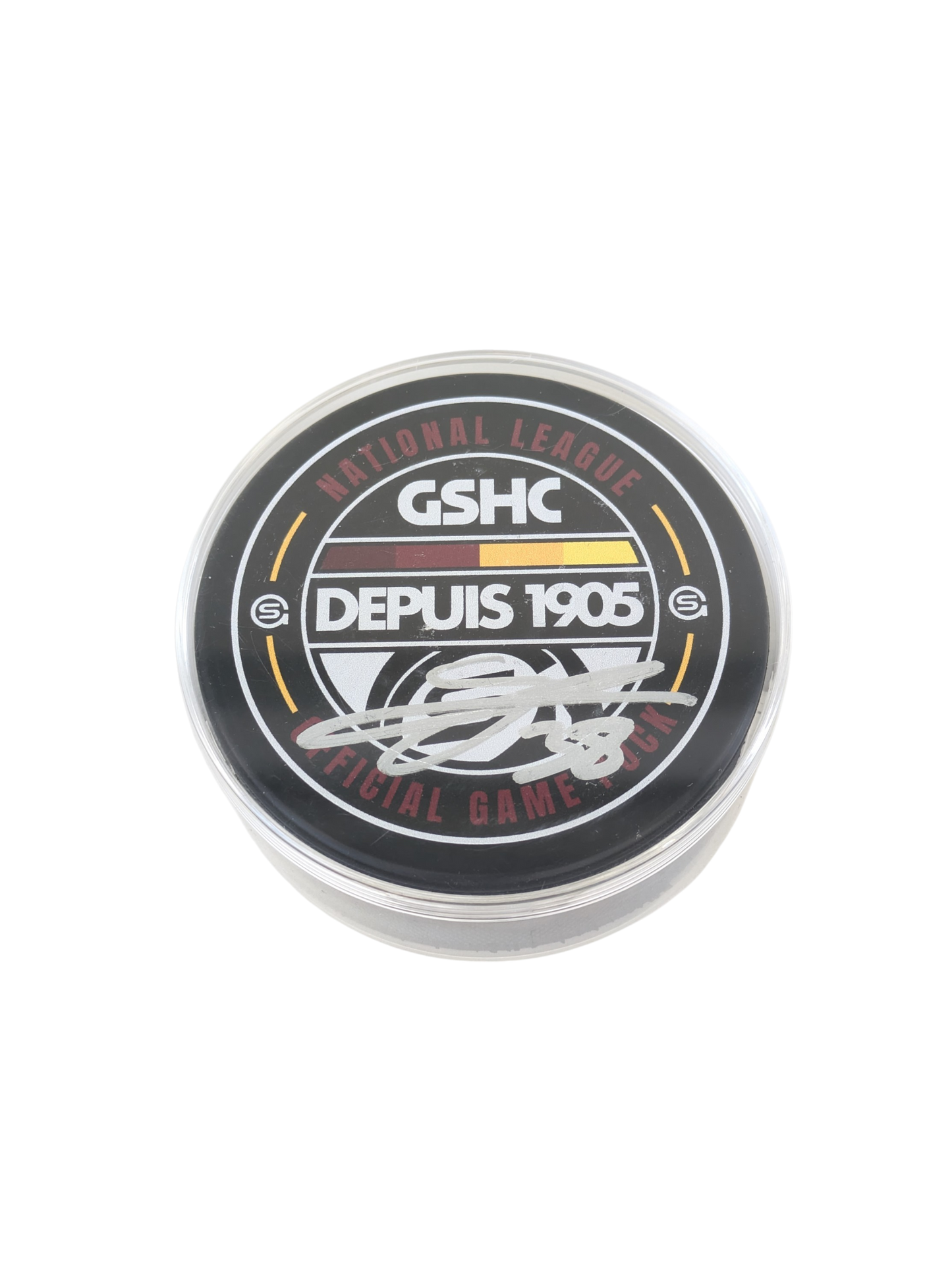 Genève-Servette HC Stéphane Charlin signed NL Puck