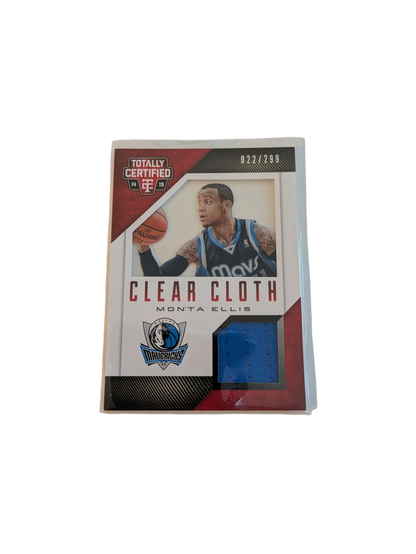 2014 Panini Totally Certified Dallas Mavericks Monta Ellis Patch Card