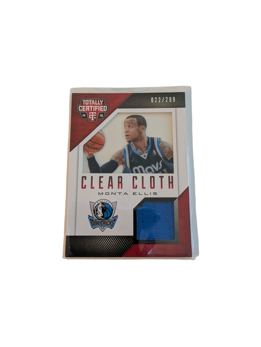 2014 Panini Totally Certified Dallas Mavericks Monta Ellis Patch Card