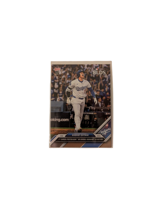 2024 Topps Now Los Angeles Dodgers Shohei Ohtani NLDS Card