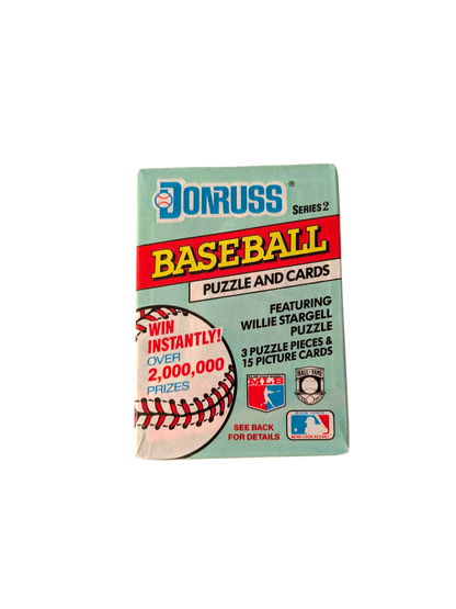 1991 Donruss MLB Baseball Puzzle & Cards Series 2 Pack
