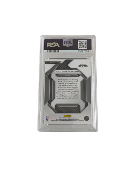 2023 Panini Prizm Victor Wembanyama Emergent PSA 9 card