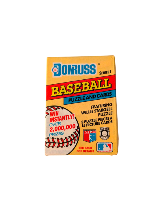 1991 Donruss MLB Baseball Puzzle & Cards Series 1 Pack