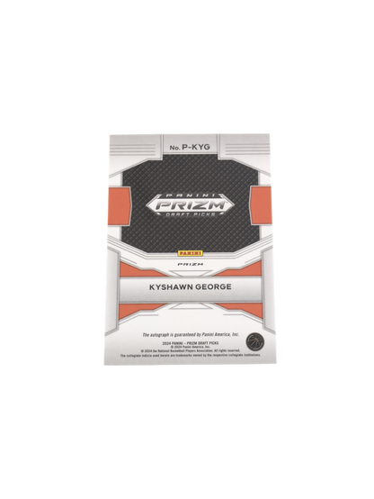 2024 Panini Prizm Penmanship Miami Hurricanes Kyshawn George Rookie Auto Card