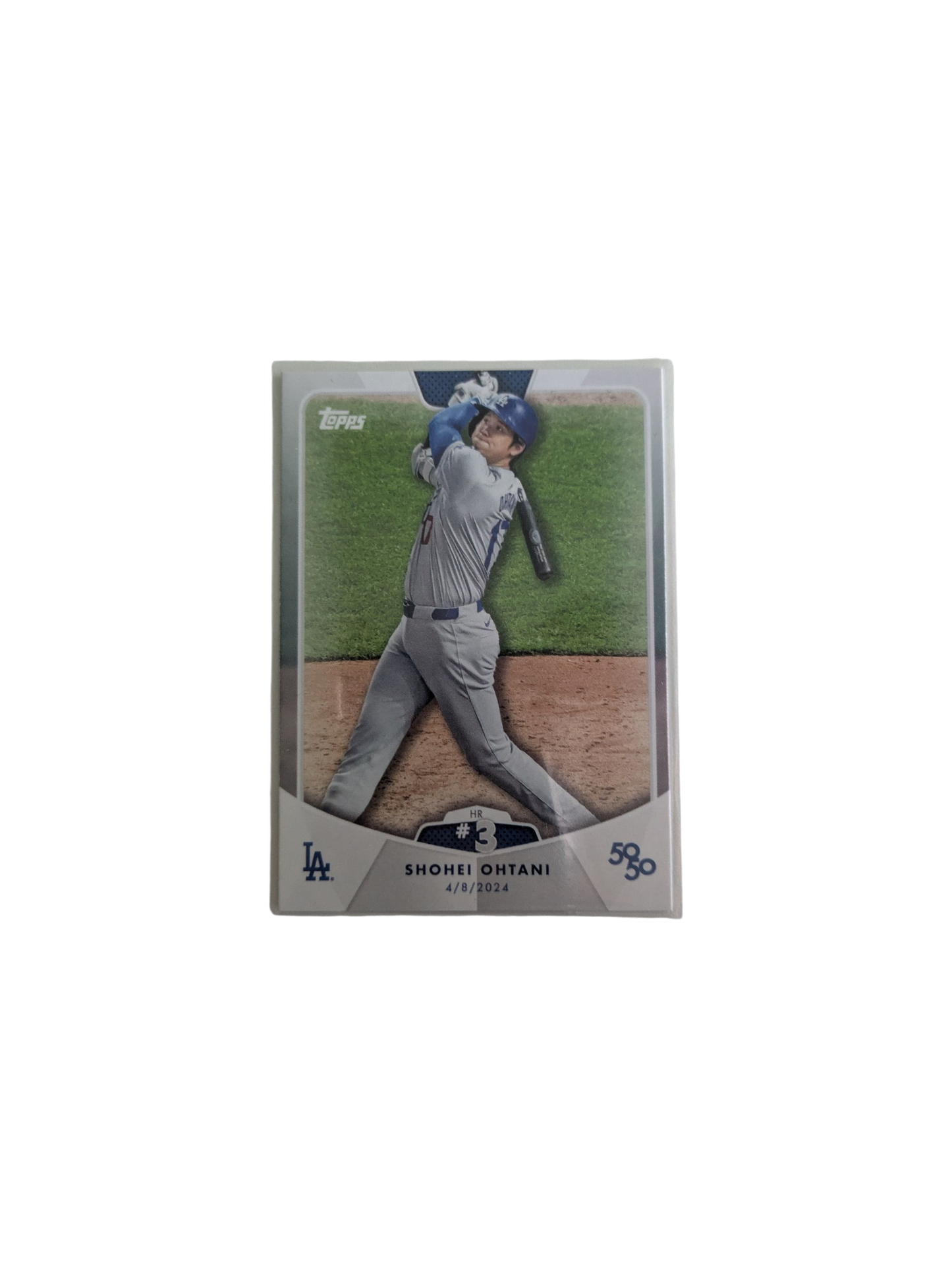 2024 Topps Los Angeles Dodgers Shohei Ohtani 50/50 HR #3 Card