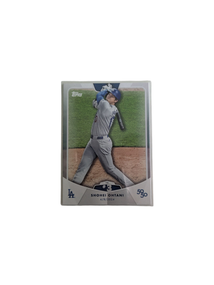 2024 Topps Los Angeles Dodgers Shohei Ohtani 50/50 HR #3 Card