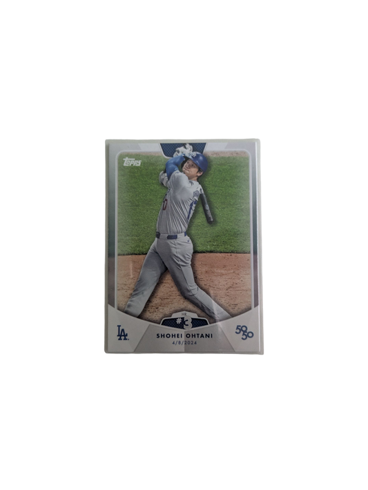 2024 Topps Los Angeles Dodgers Shohei Ohtani 50/50 HR #3 Card