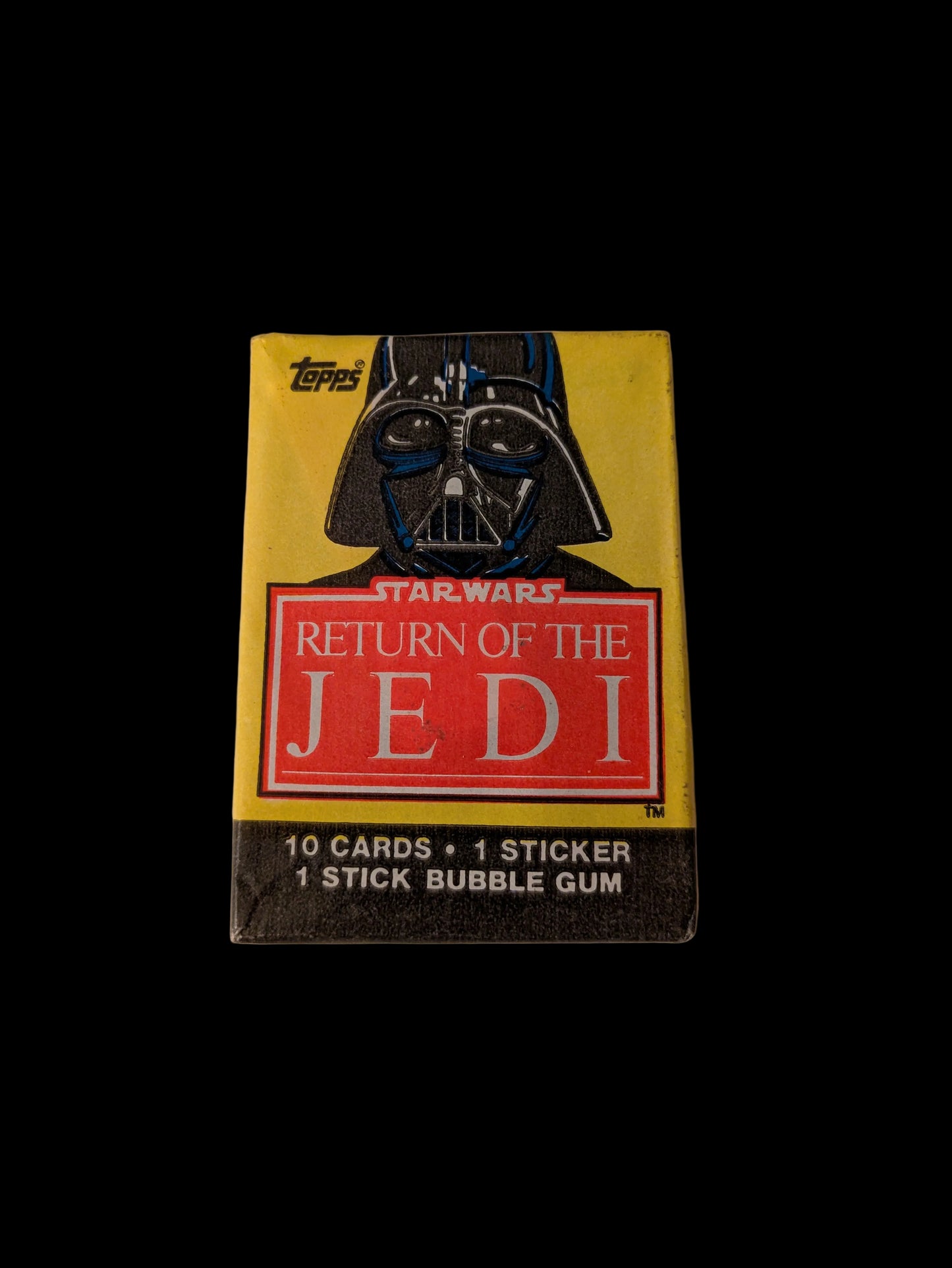 1983 Topps Star Wars Return of the Jedi - Darth Vader Cover Pack