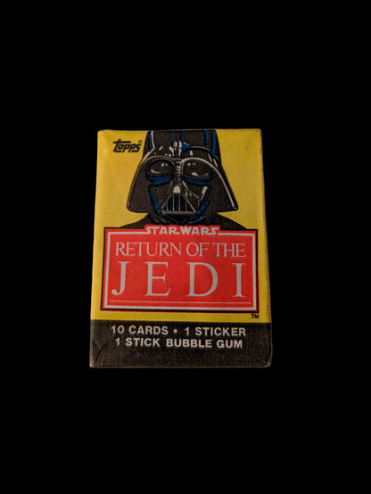 1983 Topps Star Wars Return of the Jedi - Darth Vader Cover Pack