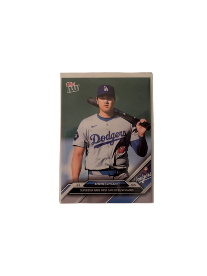 2024 Topps Now Los Angeles Dodgers Shohei Ohtani 30/30 Card