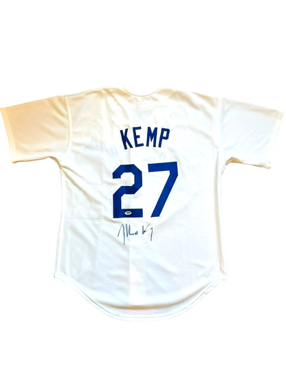 Los Angeles Dodgers Matt Kemp signed Custom Baseball Jersey