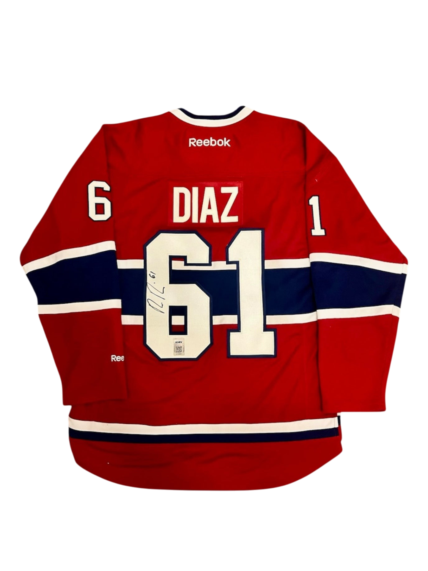 Montreal Canadiens Raphael Diaz NHL signed Jersey