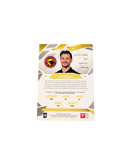 2026 SportZoo National League Bern Marc Marchon 06/20 Red card