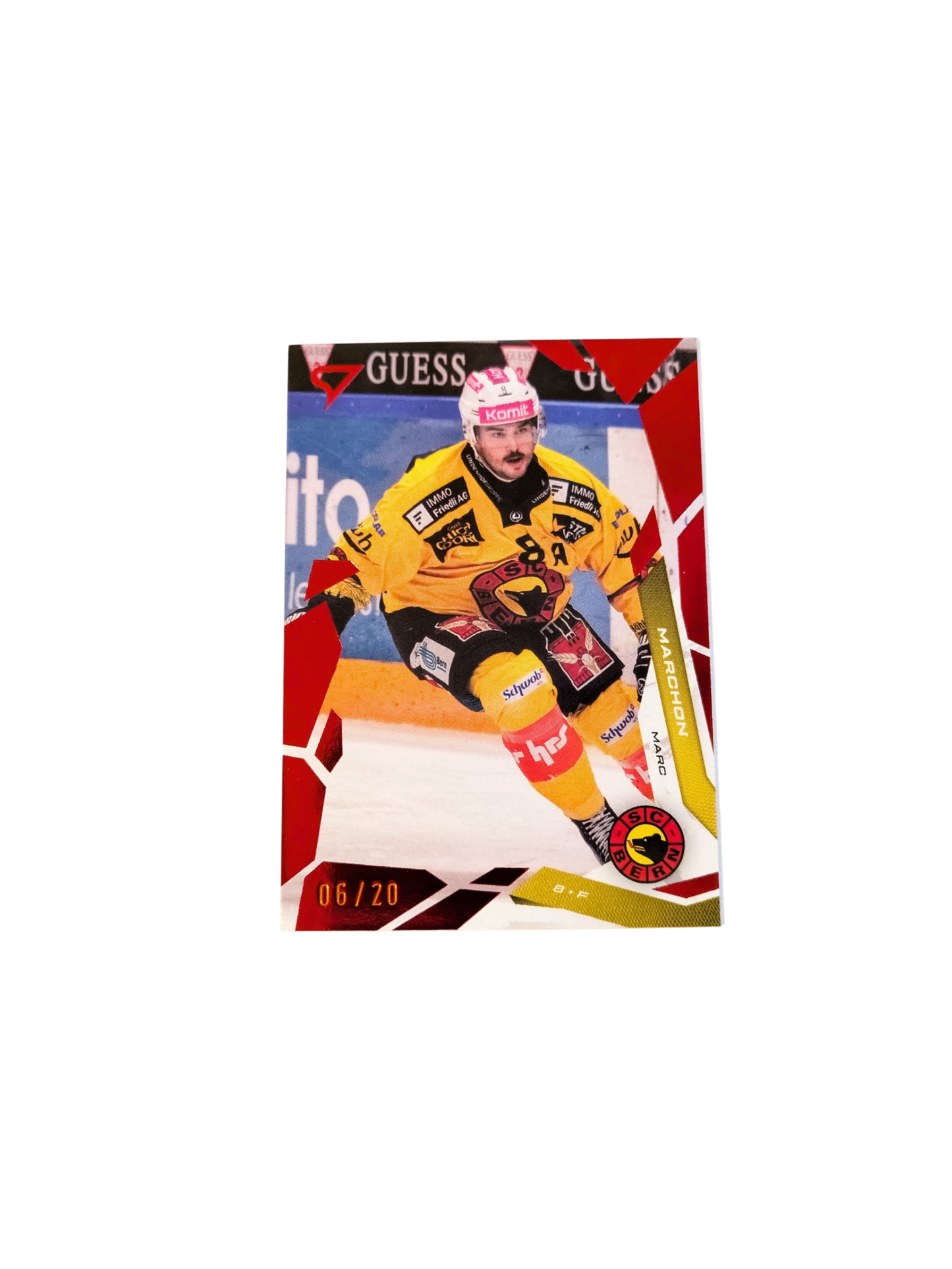 2026 SportZoo National League Bern Marc Marchon 06/20 Red card