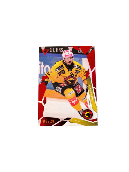 2026 SportZoo National League Bern Marc Marchon 06/20 Red card