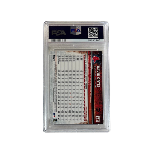 2015 Topps Chrome David Ortiz Refractor Baseball PSA Card