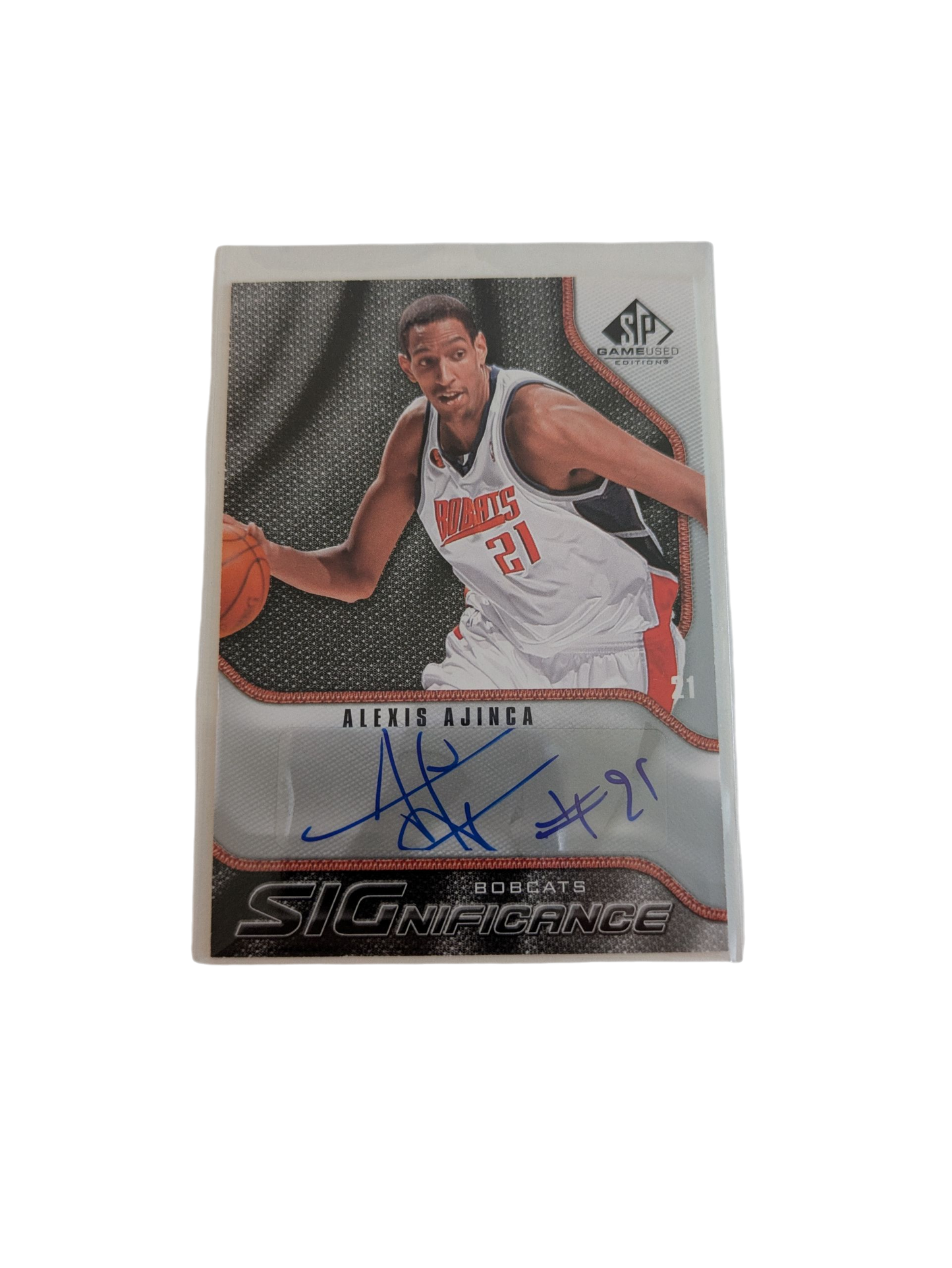 2009 Upper Deck SP Game Used Edition Charlotte Bobcats Alexis Ajinca Auto Card