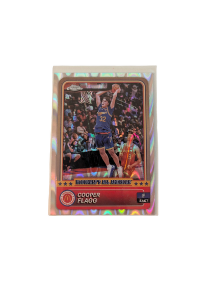 2024 Topps Chrome McDonald's All American Games Cooper Flagg #28 Refractor Card