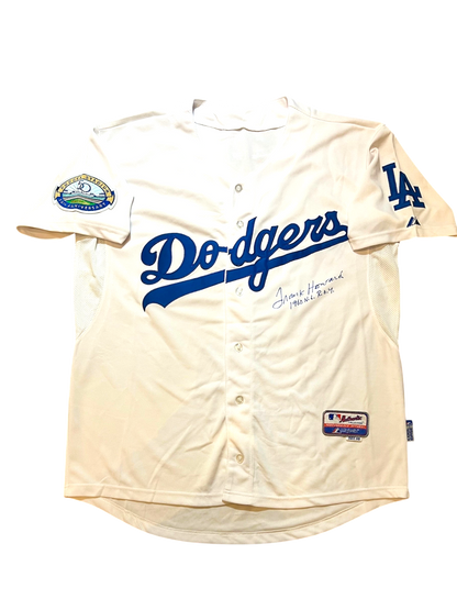 Los Angeles Dodgers Frank Howard ROY signed Baseball Jersey
