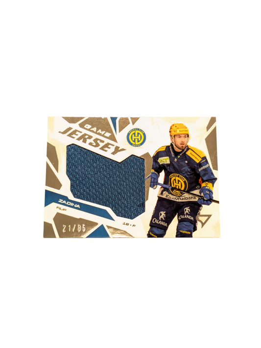 2026 SportZoo National League Series 1 Davos Filip Zadina Game Jersey /85 Patch card