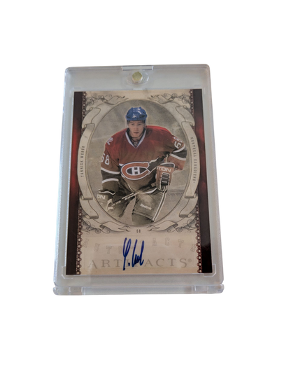 2010 Upper Deck Artifacts Montreal Canadiens Yannick Weber Auto Card