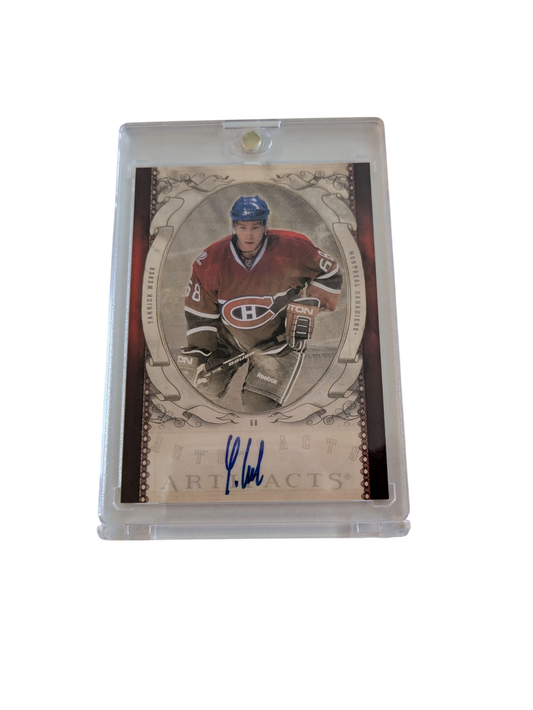 2010 Upper Deck Artifacts Montreal Canadiens Yannick Weber Auto Card