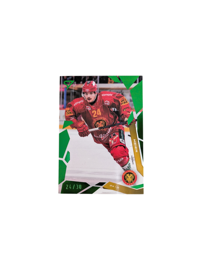2026 SportZoo National League Langnau Noah Meier Green 24/30 card