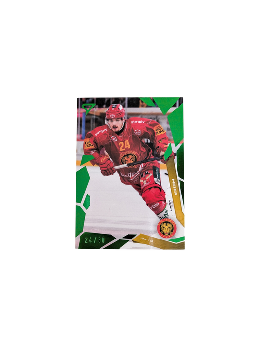 2026 SportZoo National League Langnau Noah Meier Green 24/30 card