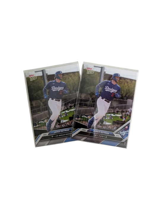 2024 Topps Now Los Angeles Dodgers James Outman EN/JP Card