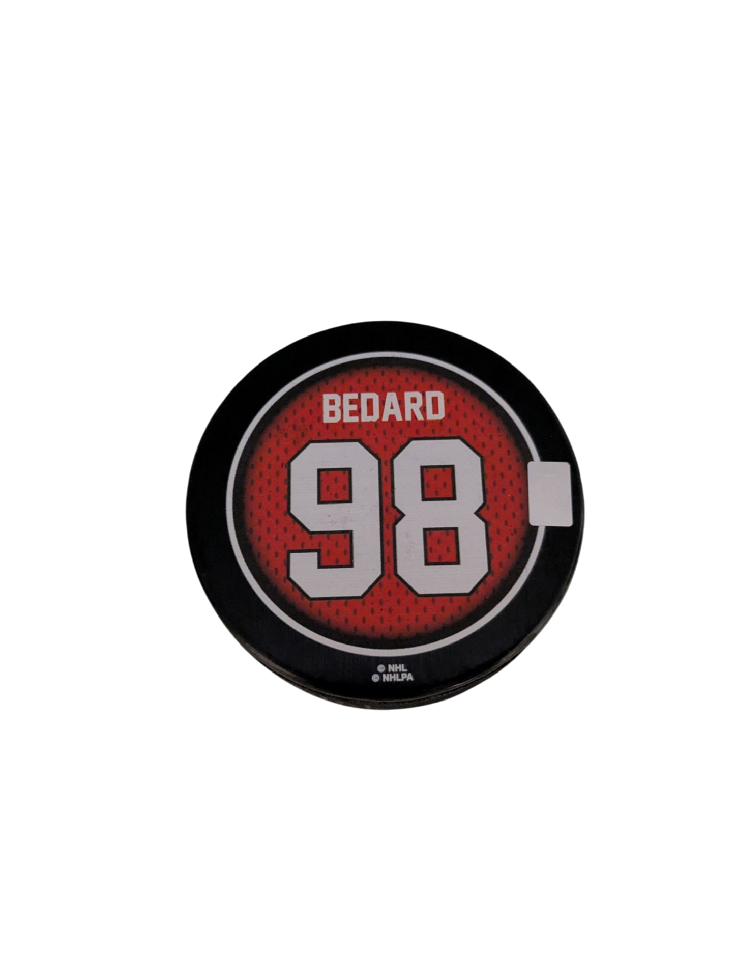 Chicago Blackhawks Connor Bedard NHL Calder Memorial Trophy Puck /2024