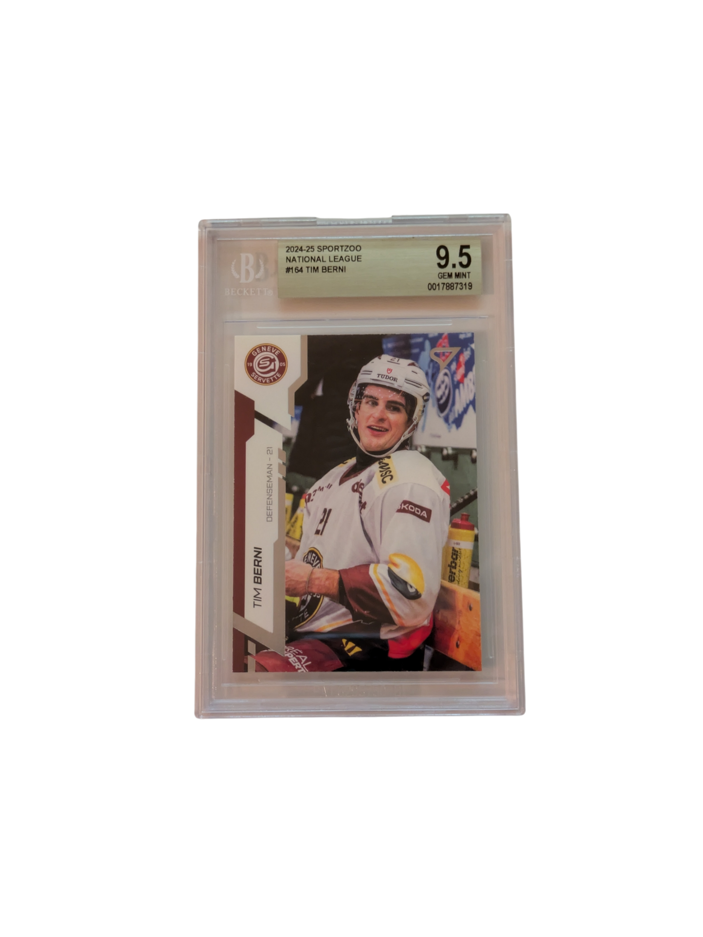 2025 SportZoo National League Tim Berni #164 Beckett card