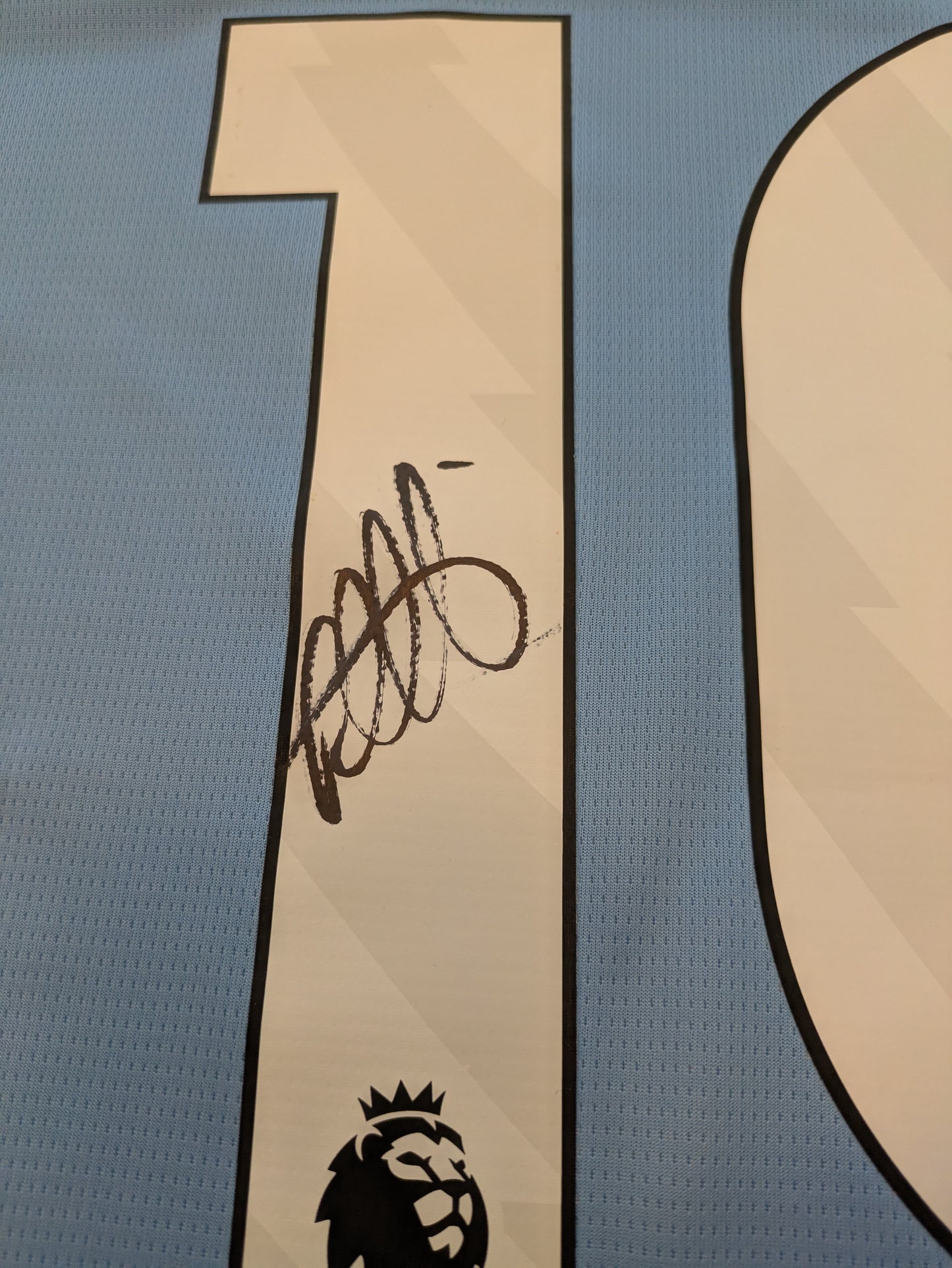 Manchester City Citizens Rayan Cherki signed Jersey