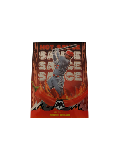 2022 Panini Mosaic Los Angeles Angels Shohei Ohtani Hot Sauce Card