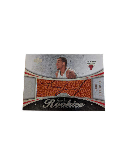 2007 Upper Deck Sweet Shot Chicago Bulls Thabo Sefolosha Auto /799 Card