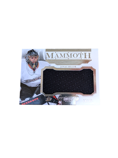 2013 Panini Mammoth Anaheim Ducks Jonas Hiller Patch 06/50 card