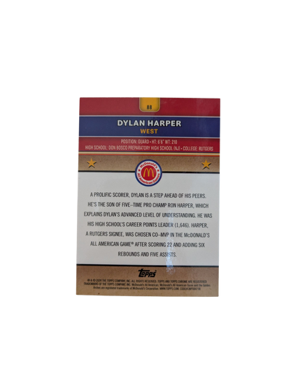 2024 Topps Chrome McDonald's All American Games Dylan Harper #88 Blue Card