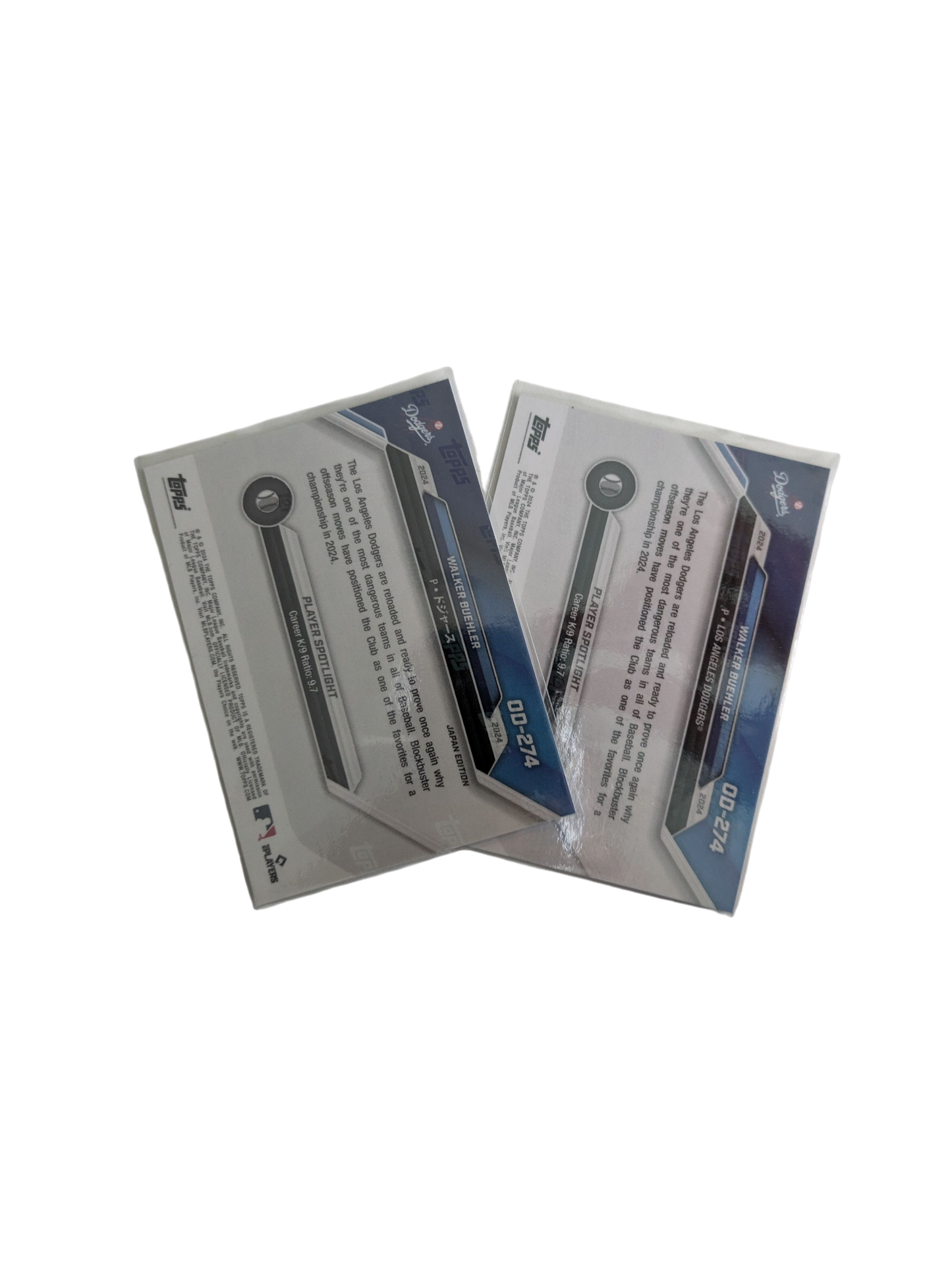 2024 Topps Now Los Angeles Dodgers Walker Buehler EN/JP Card